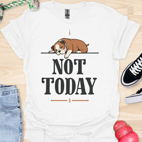 Not today - V5 - Bored Hanging Arm T-Shirt